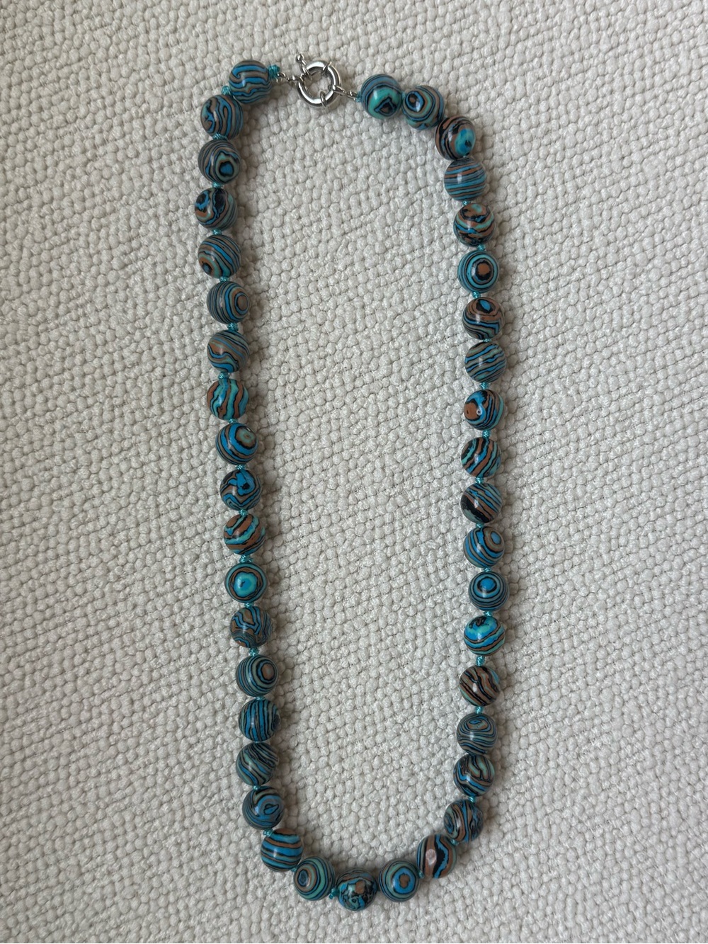 NWOT Tuckernuck Striped Turquoise Necklace